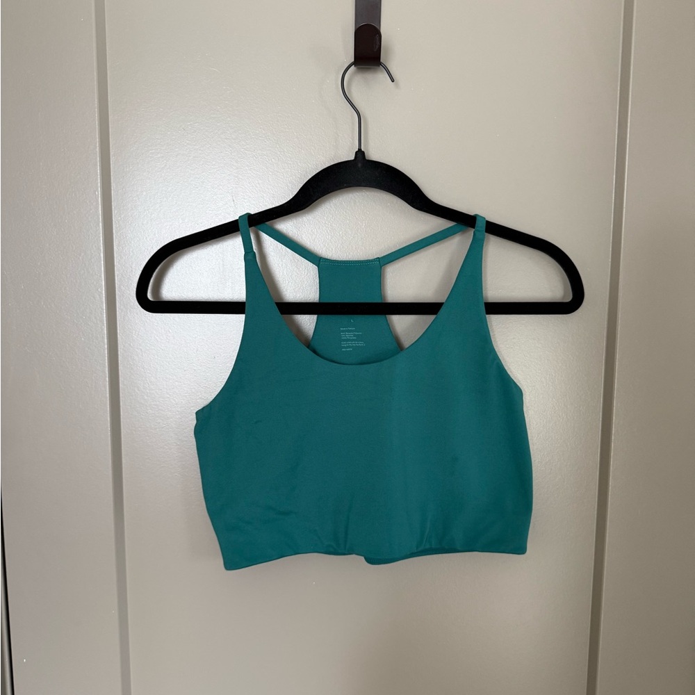 Girlfriend Collective Float Green Sports Bra